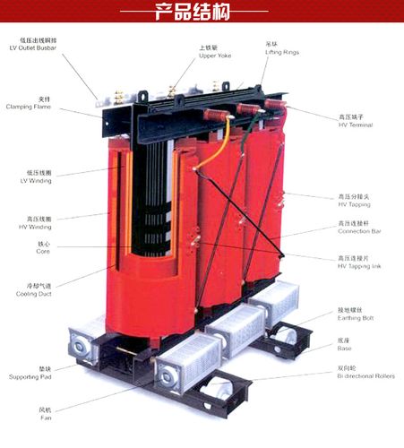 亚日电气优质供应 三相卷铁芯干式电力变压器 scb10-2500kva 配电